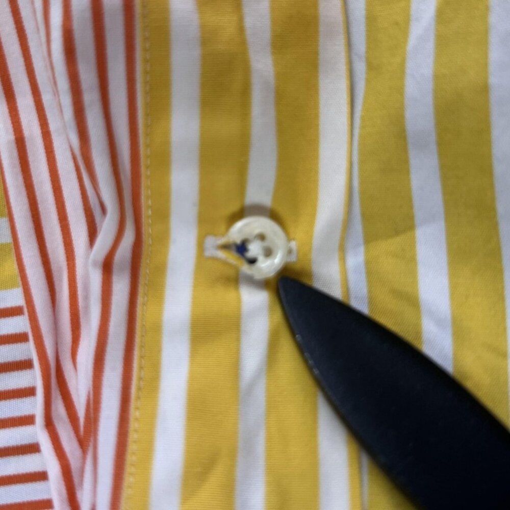 Ralph Lauren Mens XL Shirt Multicolor Stripe Custom Fit Long Sleeve Button Down - Picture 9 of 9